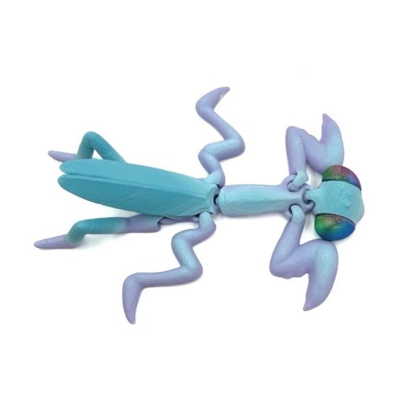 Selling 3D-printed Multi-color Animal Mantis Model With Movable Joints For Tabletop Decorative And 's Toy