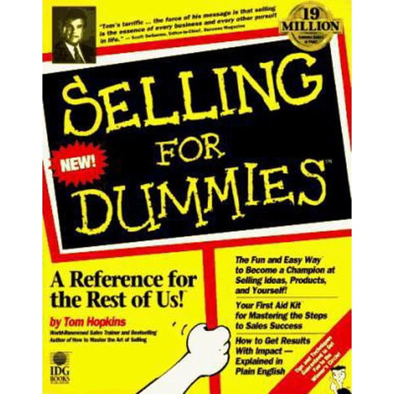 Pre-Owned Selling For Dummies (Paperback) 1568843895 9781568843896