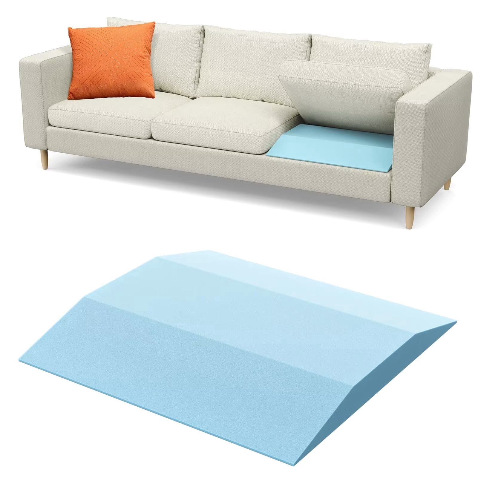Sellmazon Couch Cushion Support for Sagging Seat - 20" x 20" High ...