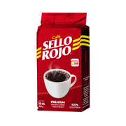 Sello Rojo Ground Coffee Brick Medium Roast, 16 oz, Pack of 2