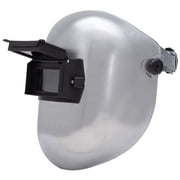 Jackson Safety Welding Helmet - Passive - Super Tuff Nylon - Lift Front - 2 x 4.25 Viewing Area - Shade 10 - 370 Speed Dial Headgear - Silver - 280PL Series