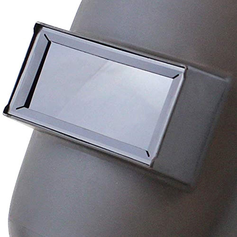 Sellstrom Nylon Super Slim Welding Helmet with 4-1/4" x 2" Sel-Snap Fixed Front, Black, S28501