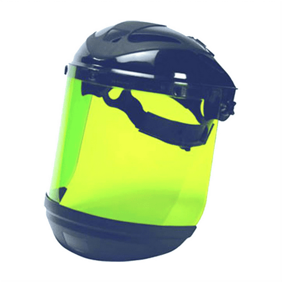 Sellstrom Face Shield - 312 Series - 8" x 15" x 0.60" Window - ArcFlash - Ratcheting Headgear - Dual Crown
