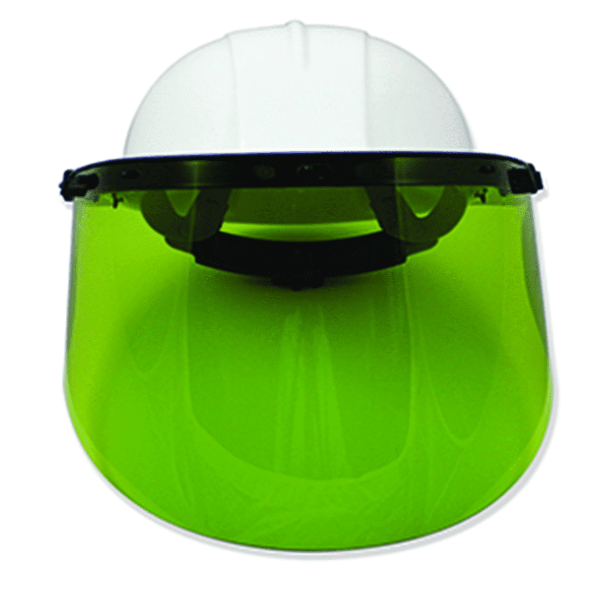 Sellstrom Face Shield - 312 Series - 9.75" x 20" x 0.060" Window - ArcFlash - Window, Adapter Bracket and Hard Hat Combination