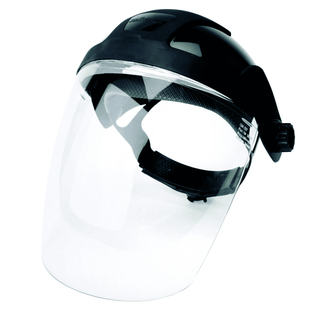 Sellstrom Face Shield - DP4 Series - 9" x 12.125" x 0.060" Window - Clear AF - Ratcheting Headgear - with Chin Guard