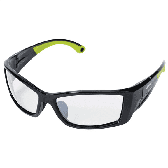 Sellstrom Safety Glasses - XP460 Series - Indoor/Outdoor Lens -Black/Green Frame - Uncoated