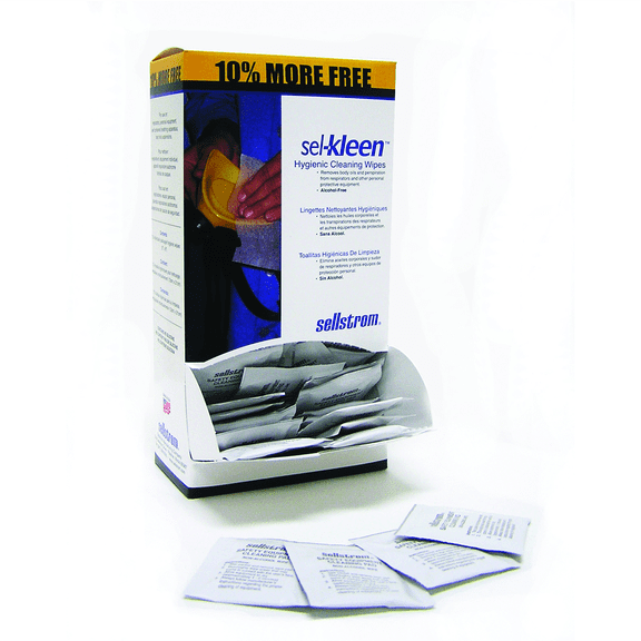 Sellstrom Sel-Kleen Pre-moistened non-alcohol based equipment cleaning towelettes