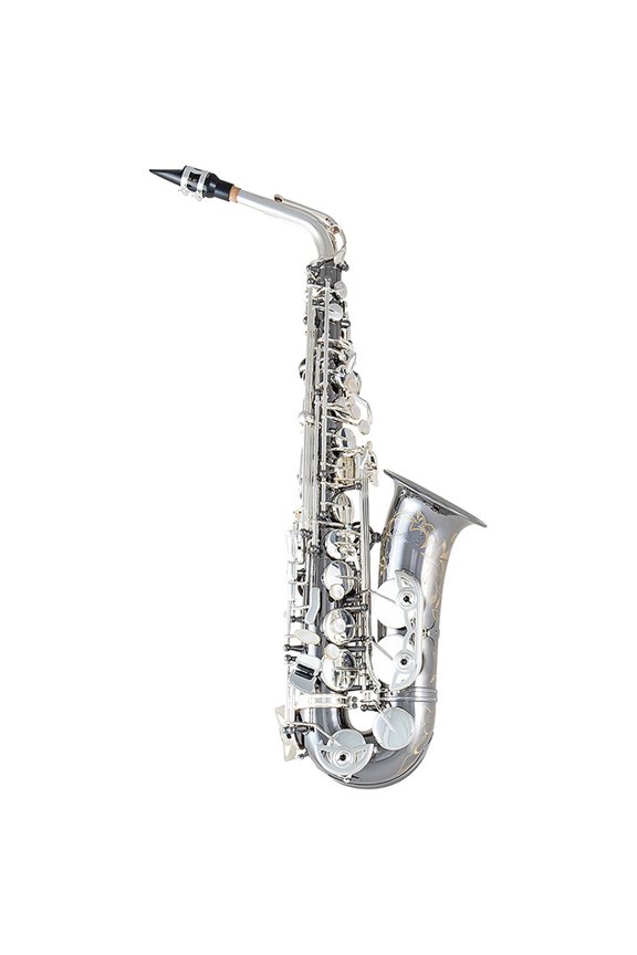 Model SAS711B Professional Alto Saxophone in Black Nickel Plate