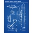 thumbnail image 1 of Selmer Saxophone Mouthpiece 1937 Patent Plan Extra Large XL Wall Art Poster Print, 1 of 3