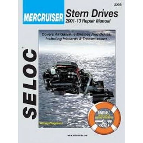 Seloc 3208; Repair Service Manual, Mercruiser (Gasoline) Ft01-Ft0