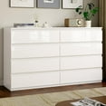 thumbnail image 1 of Selooye 8-Drawer Modern Wood Dresser, Wide Chest Drawers, 1 of 8