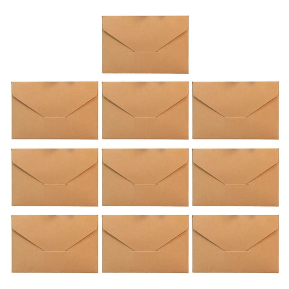 Selrti 10Pcs Small Blank Envelopes, Multi‑Color Card Envelopes, Mini Envelopes for Gift Cards, Greeting Cards, Invitations, DIY Handmade Stationery for Business Holiday Party