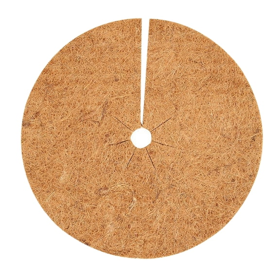 Selrti 20/30/40CM Coconut Fiber Mulch Ring Natural Coconut Coir Tree Protector Mat Discs Indoor Outdoor Plants Pot Soil Cover Ring