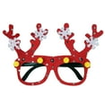 thumbnail image 1 of Selrti 2026 LED Light Up Christmas Glasses Lighted Party Eyewear for Kids Adults Glow Light Up Photo Props for New Year Celebration, 1 of 8