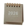 thumbnail image 1 of Selrti 2026 Mini Desk Calendar Jan.2026-Dec.2026 12 Monthly Planner Small Standing Flip Calendar with Twin-Wire Binding for Home Office, 1 of 8