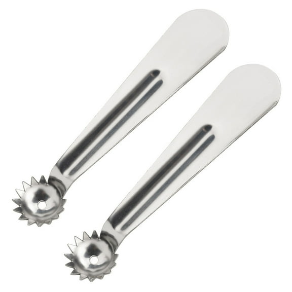 Selrti 2Pcs Stainless Steel Tomato Corer Strawberry Baller Pitter Huller Multi-Function Vegetable Pineapple Eye Fruit Stem Remover Home Kitchen Tools