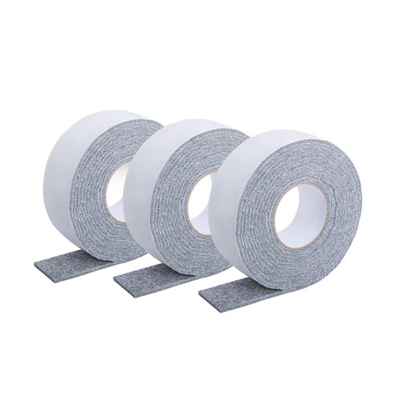 Selrti 3 Rolls 16.4Ft x 2Inch Window Condensation Prevention Absorber 5mm Thick Water Moisture Absorber Tape Window Condensation Absorbing Strips
