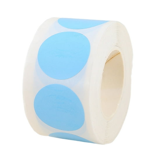 Selrti 500 Pcs 1" Colored Dot Stickers Round Color Coding Labels Waterproof Polka Circle Dot Stickers for Office Student Classroom