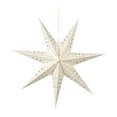 thumbnail image 1 of Selrti Christmas 3D Paper Star Lantern 7 Point Hollow Paper Star Lampshade Hanging Decoration for Christmas New Year Wedding Party Holiday Birthday, 1 of 8