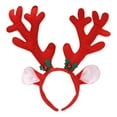thumbnail image 1 of Selrti Christmas Headbands Cute Reindeer Antlers Headbands with Bell Christmas Animal Ear Hair Bands for Women Holiday Party Cosplay, 1 of 7