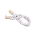 thumbnail image 1 of Selrti Magnetic Curtain Tieback, Cotton Linen Rope Curtain Holdback with Wood Buckle for Drapes, Decorative Tie Backs for Bedroom, Boho Room, Nursery and Farmhouse Decor, 1 of 8