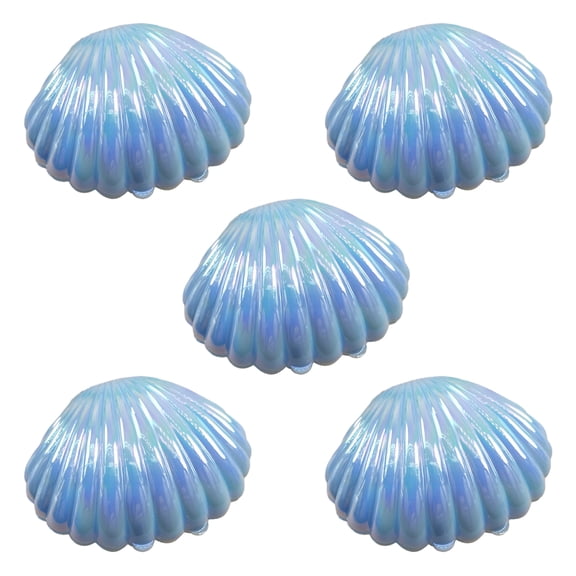 Selrti Sea Shell Candy Box Mermaid Shell Treat Container Plastic Chocolate Box Jewelry Holder for Wedding Birthday Shower Decoration