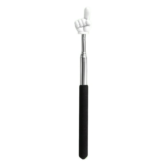 Selrti Telescopic Teachers Pointer Extendable Finger Pointer Stick Handheld Guiding Wand for School Office Classroom Presentation Teaching Supplies