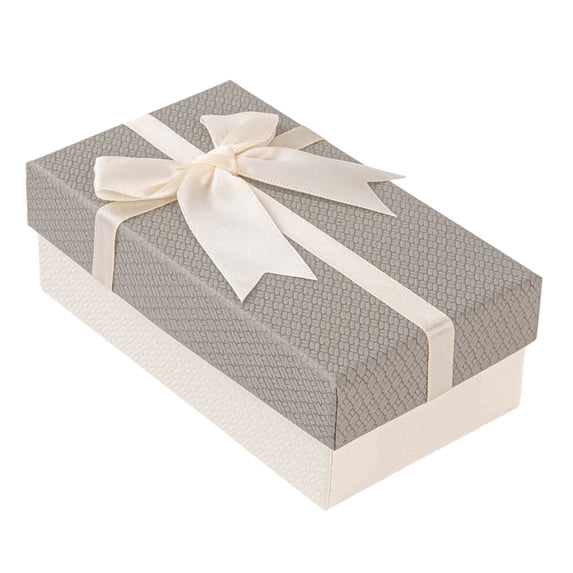 Selrti Valentine's Day Gift Box with Ribbon Bow Wedding Bridesmaid Birthday Present Wrapping Box with Lid Candy Lipstick Jewelry Packaging Box