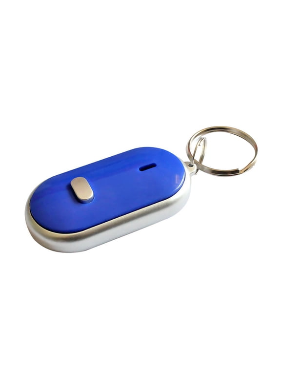 Whistle Activated Key Finder, Portable Anti-Lost Device with Red LED Light, Mini Locator Keychain for Car Keys, Bags, Wallets