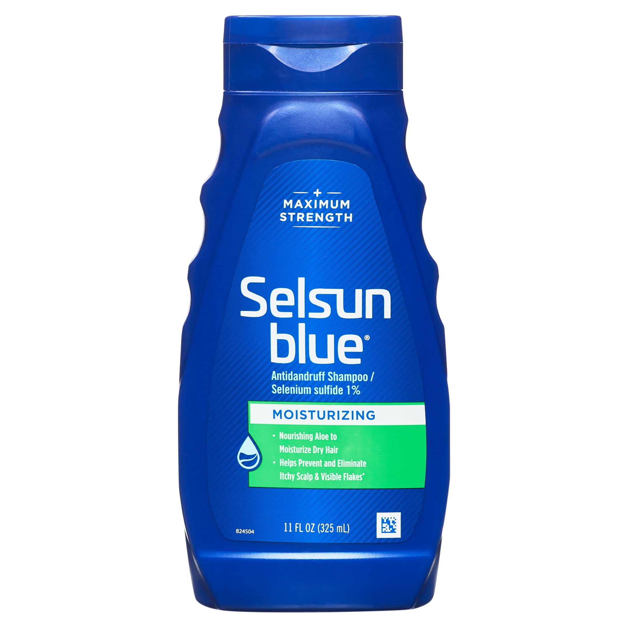 Selsun Blue Maximum Strength Moisturizing AntiDandruff Shampoo for Itchy, Dry Scalp 11oz