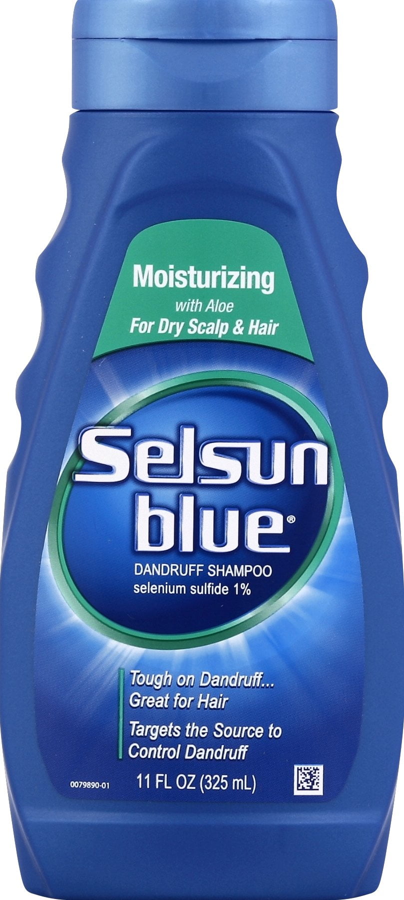 Selsun Blue Moisturizing with Aloe Dandruff Shampoo, 11 oz