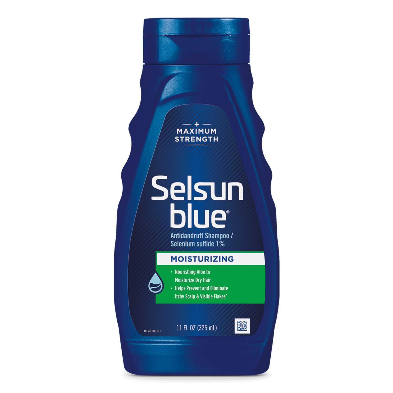 Selsun Blue Men's Moisturizing Anti-Dandruff Shampoo for Itchy and Dry Scalp Relief, Maximum Strength, 1% Selenium Sulfide, 11 fl oz - image 1 of 8