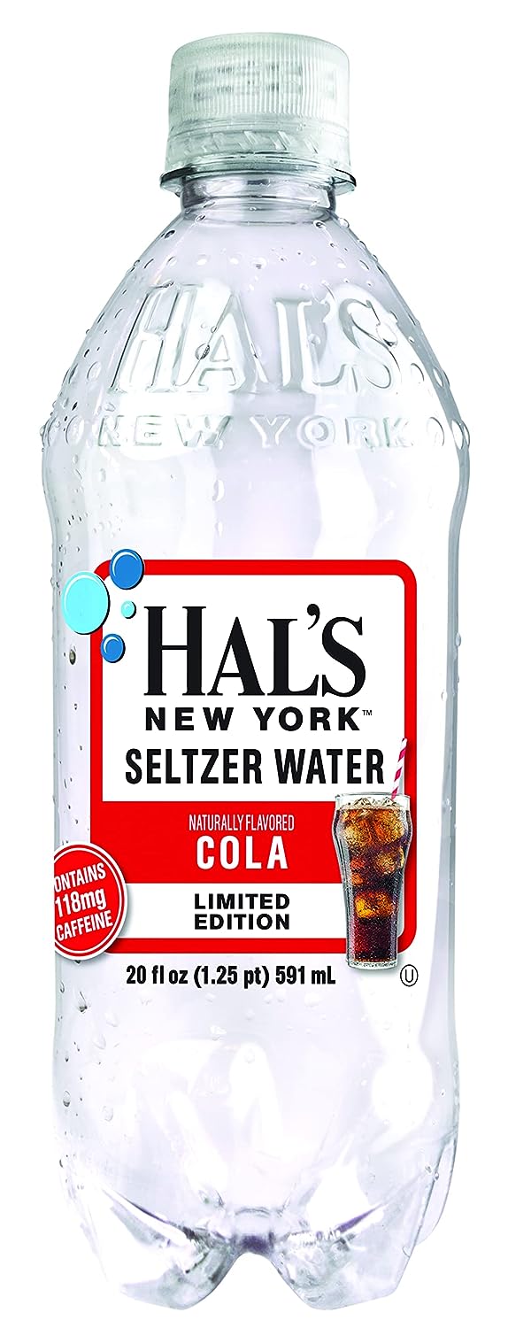 Seltzer Carbonated Cola Flavored Sparkling Water with Caffeine, Zero
