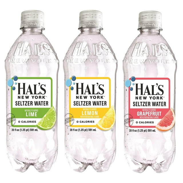 Seltzer Carbonated Flavored Sparkling Water, Multiflavored Variety