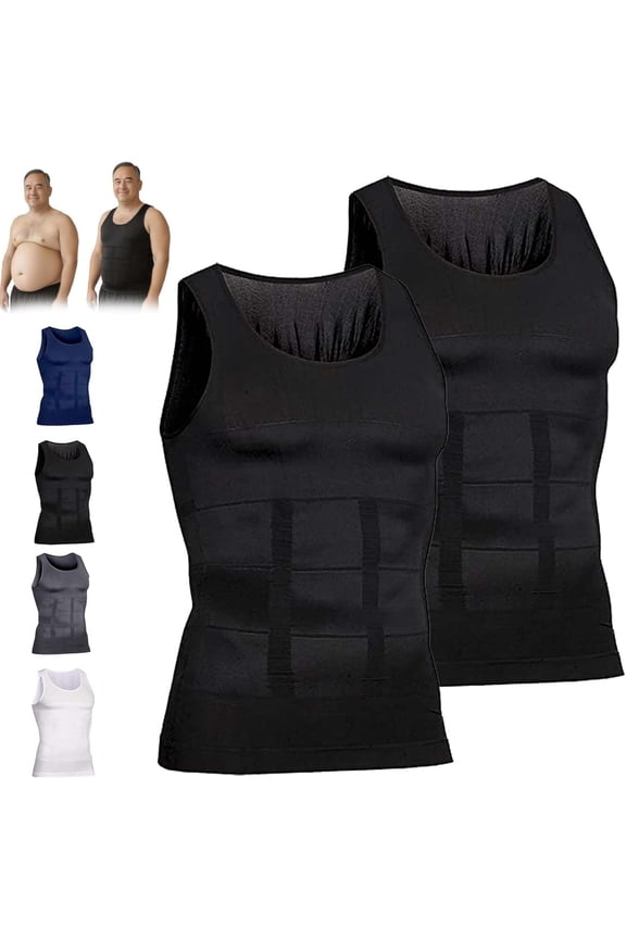 Selure Shaping Tank Men, Selure Compression Shirt, 2025 New Shaping Sleeveless Shirts for Men Build A Toned Body