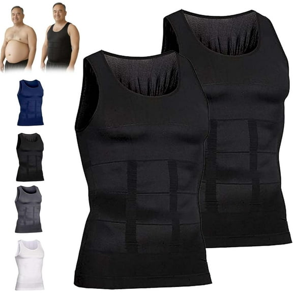 Selure Shaping Tank Men, Selure Compression Shirt, 2025 New Shaping Sleeveless Shirts for Men Build A Toned Body