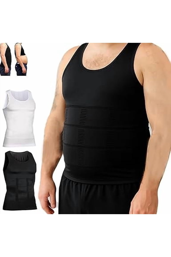 Selure Shaping Tank Men, Upgraded Compression Shaping Tank 2.0 Men, Breathable Invisible Shirts