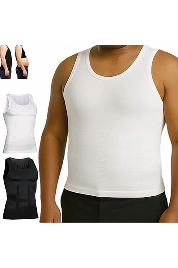 Selure Shaping Tank Men, Upgraded Compression Shaping Tank 2.0 Men, Breathable Invisible Shirts