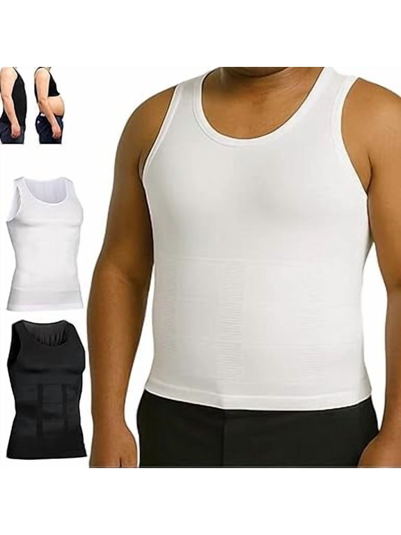 Selure Shaping Tank Men, Upgraded Compression Shaping Tank 2.0 Men, Breathable Invisible Shirts