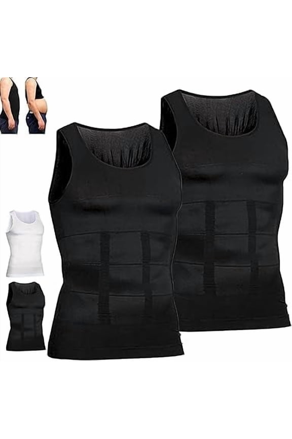 Selure Shaping Tank Men, Upgraded Compression Shaping Tank 2.0 Men, Breathable Invisible Shirts
