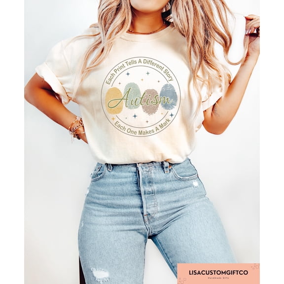 Selvi Autism Awareness Graphic T-Shirt Inclusive Retro Comfort Support Gift Style, Full size S-5XL