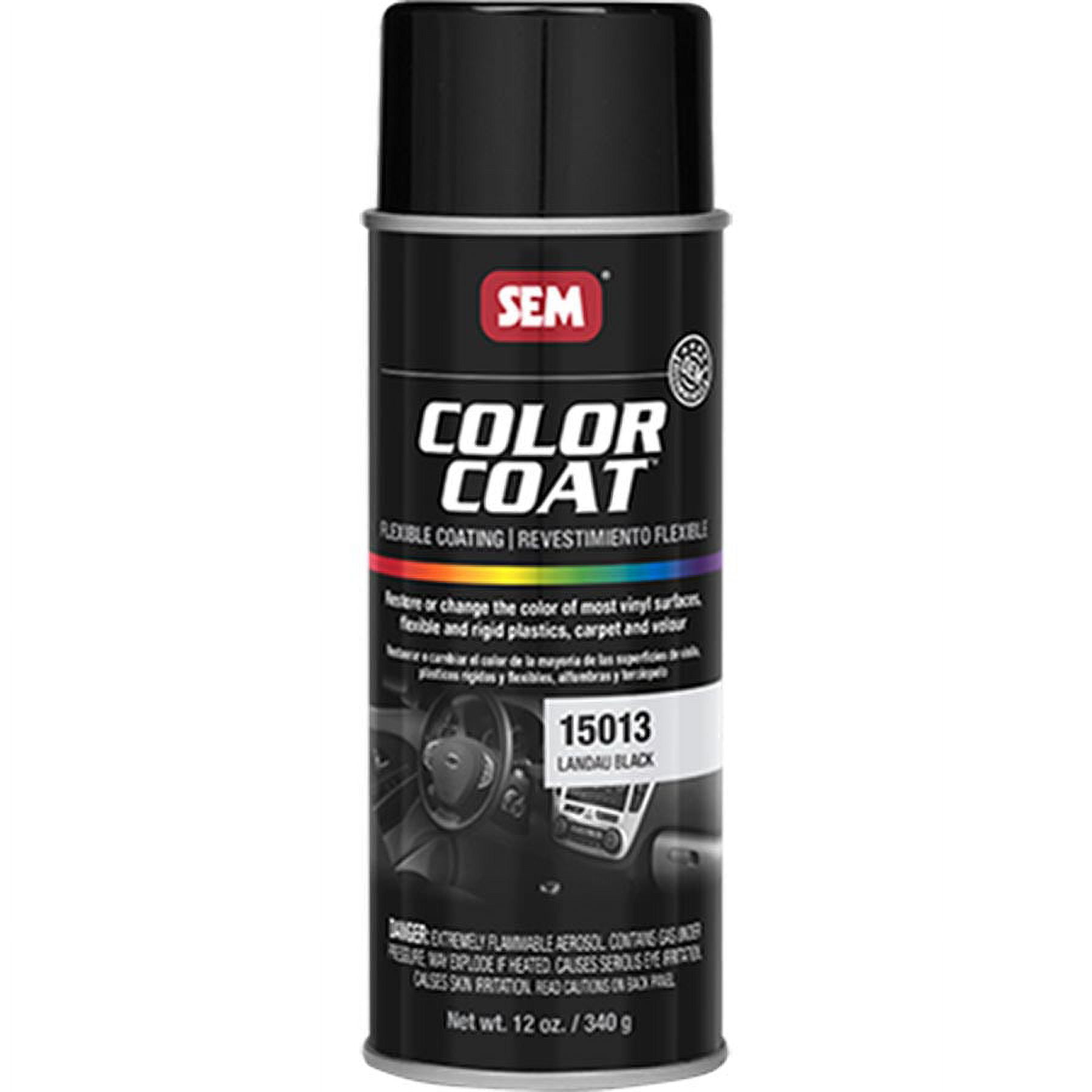 Sem Products Color Coat Black 12 oz Spray Paint