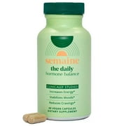 Semaine Daily Hormone Balance 60 Count – Berberine Phytosome - Protects Against Cravings, & Balanced Mood Health - Clinically-Studied Formula