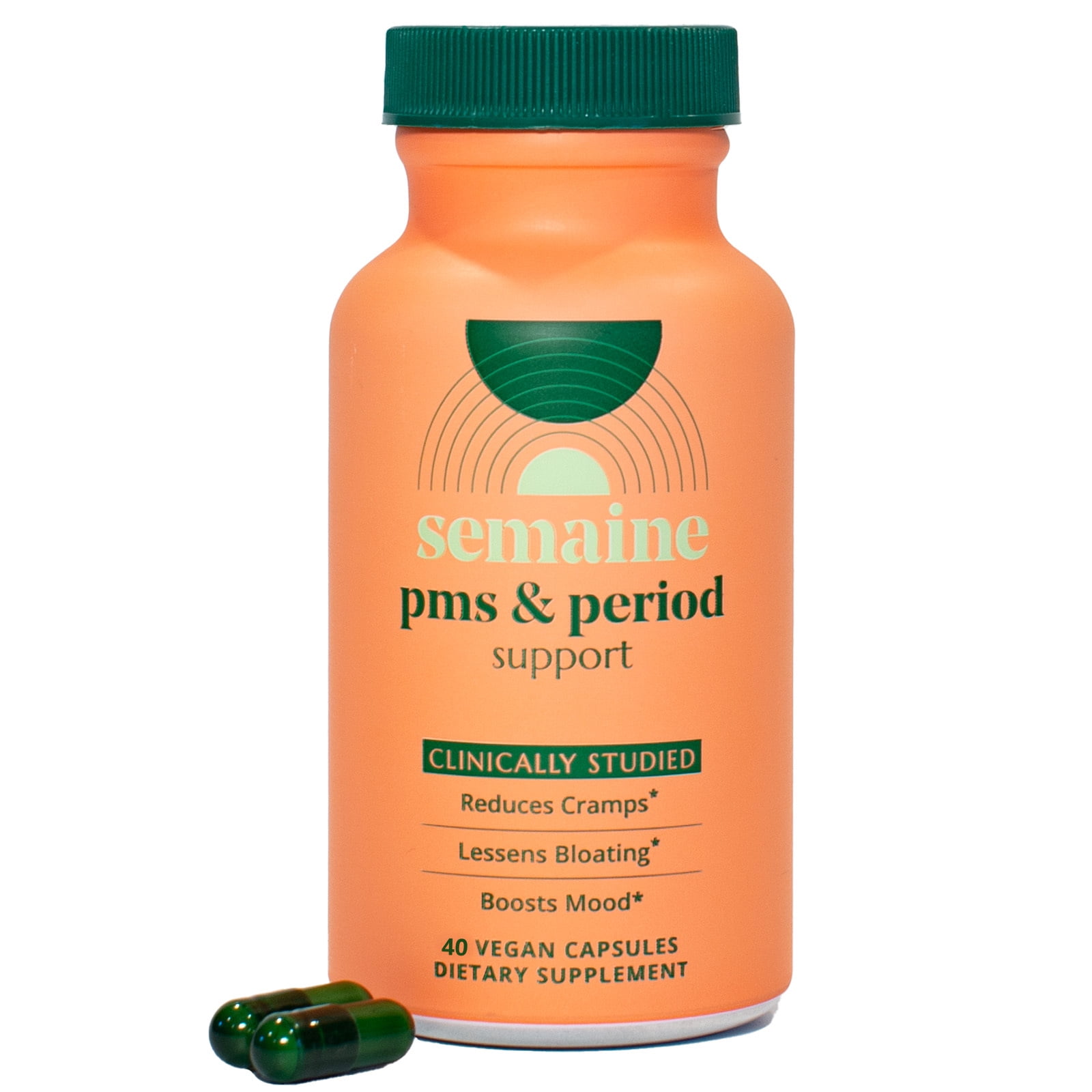Semaine PMS Supplement 40 Count Take on Your Period for Cramps & Balance Mood with Ashwagandha