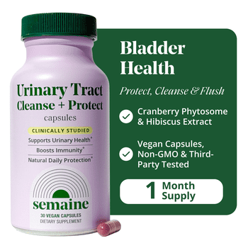 Semaine Urinary Tract Cleanse & Protect 30 Ct. – Bladder Health & Immunity Boost – Cranberry Phytosome