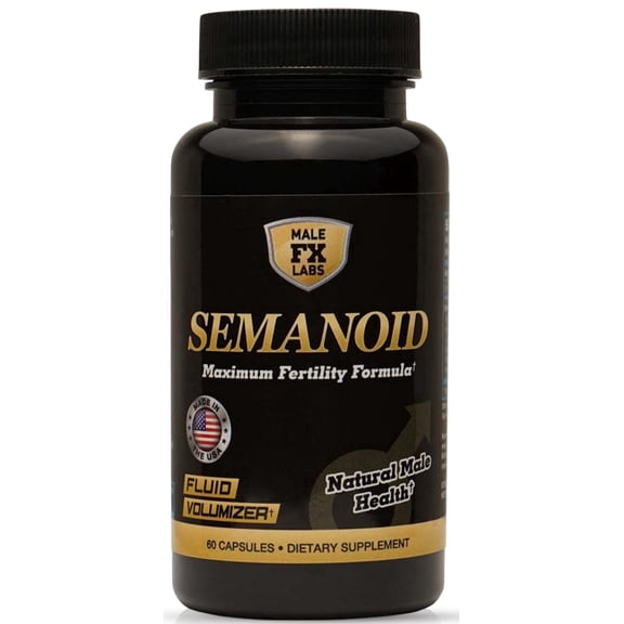 Semanoid - Male Fertility Formula and Load Volumizer, 60 Count (1 Month Supply)