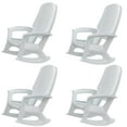 thumbnail image 1 of Semco Rockaway All-Weather Porch Rocking Chair for Patio, White (4 Pack), 1 of 11