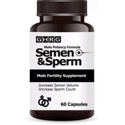 Semen & Sperm, Male Fertility Supplement, Increase Semen Volume, Sperm 60 Count