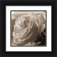 thumbnail image 1 of Semenza, Marlana 26x26 Black Ornate Wood Framed with Double Matting Museum Art Print Titled - Sepia Rose 1, 1 of 4