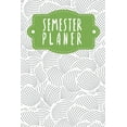 thumbnail image 1 of Semesterplaner: Semesterplaner für Studenten und Schüler mit Stundenplan für 4 Semester - Motiv: Abstrakte Muscheln (Paperback), 1 of 1